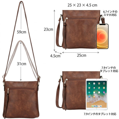 レザーホーボーバッグ 着用イメージ 2