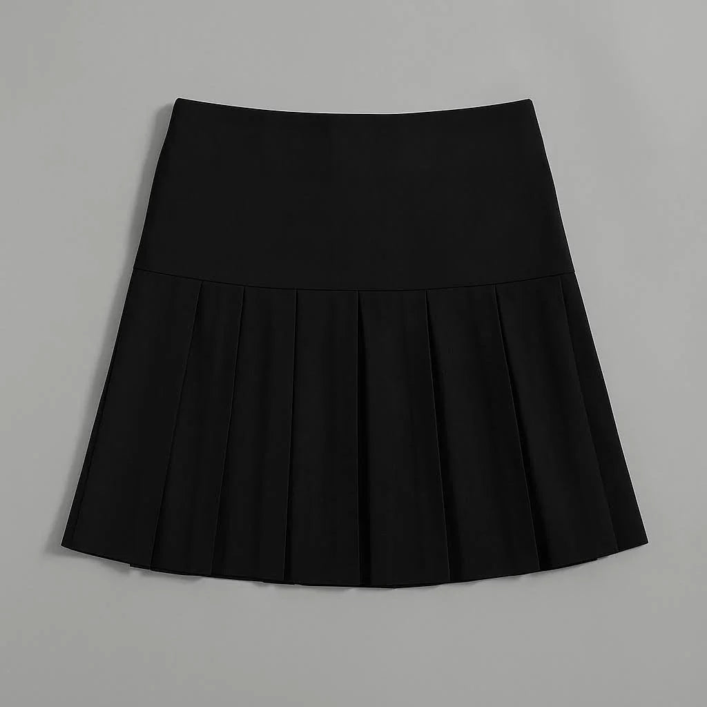 上品プリーツ ロングスカート 着用イメージ 1